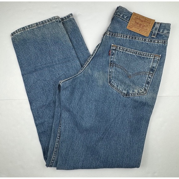 Levi's Other - Vintage Levi's 550 Relaxed Fit W33 L32 Cotton Denim 90s Made in USA Blue Jeans